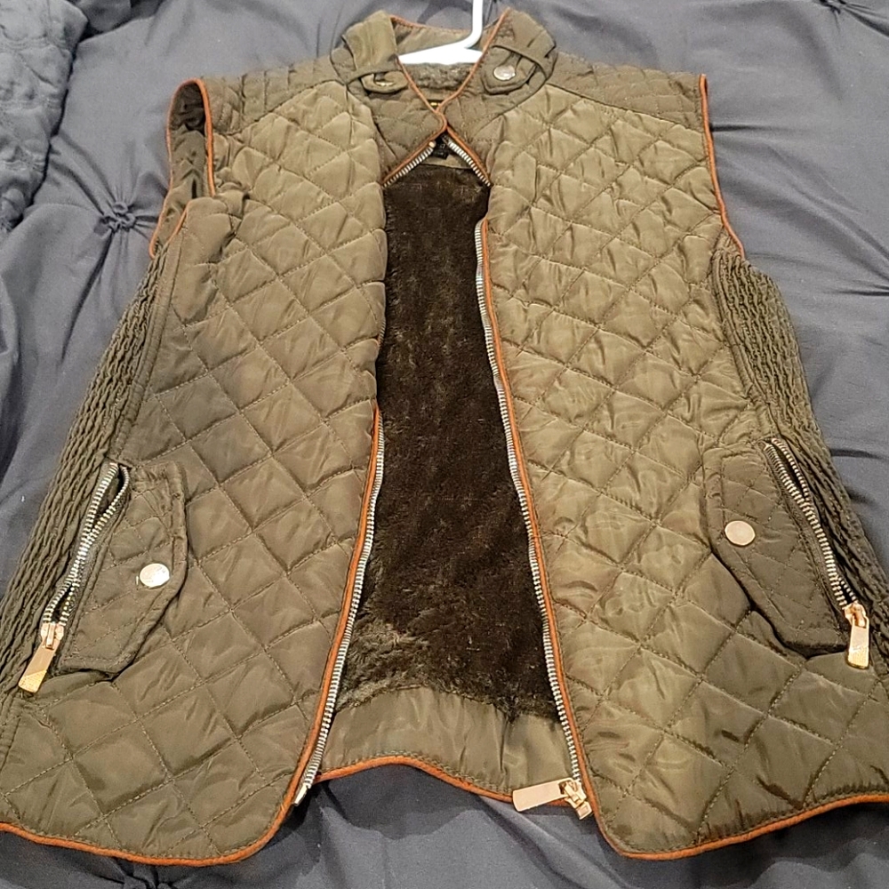 Quilted design vest